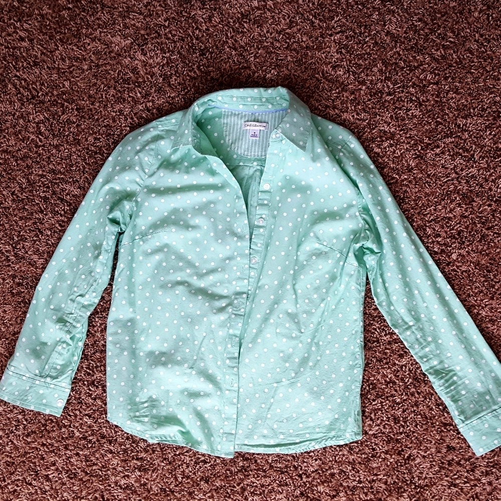 Polka Dot Button Down Shirt